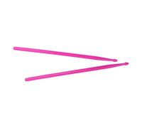Plookyoe 2 Luminosas 5A, Iluminadas, de Nailon Brillantes, de Regalo para Baterista de Escenario (Rosa)