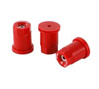 Plookyoe 30 Piezas Rociador Agrícola Boquilla Atomizadora A Prueba de Viento Redonda de Alta Presión Cabezal de Rociador Rociador de 80 Grados Rojo