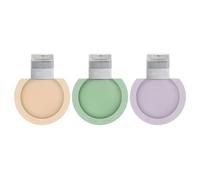 Plookyoe Botella de Viaje Portátil de Silicona de Gran Diámetro, de Viaje de Silicona, de Viaje Portátiles de Silicona