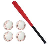 Plookyoe Juego de Bate y Pelota de Béisbol para Niños, Juego de Béisbol de Plástico, Juego Deportivo, Juego de Béisbol, Deportes para Patio Trasero Al Aire Libre A