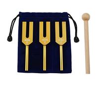 Plookyoe Juego de Horquillas de AfinacióN de AleacióN de Aluminio - 4096Hz 4160Hz 4225Hz para Pruebas del Nervioso Terapia de SanacióN con Sonido Cuidado de