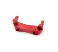 PLOQAZEH para Traxxas para TRX4 1/10 Soporte De Parachoques Trasero De Aluminio RC Crawler Car Vehículos De Orugas Piezas Y Accesorios Actualizaciones Reemplazo Y Uso Accesorio RC(Red)