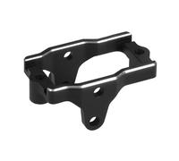 PLOQAZEH para TRX4M para Defender para Bronco 1/18 9739 Soporte De Servo De Dirección De Aleación De Aluminio Piezas De Actualización para Coche RC Crawler Piezas Mejora RC(Black)