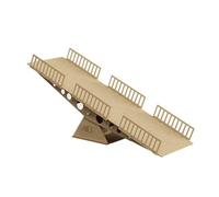 PLOQAZEH para TRX4M UTB18 para SCX24 AX24 para FCX24 1/18 1/24 Puente Curso Prop Carretera Obstáculo Pendiente Empinada RC Crawler Piezas De Actualización De Coche Piezas Mejora RC(Size2)