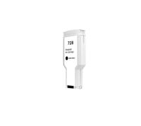 PlosFeng Cartucho de Tinta Compatible 728 para 728 Works con DesignJet T730 T830 Modelos F9J68A F9J67A F9J66A Impresoras de inyección de Tinta(1PCS 300ML BK)