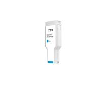 PlosFeng Cartucho de Tinta Compatible 728 para 728 Works con DesignJet T730 T830 Modelos F9J68A F9J67A F9J66A Impresoras de inyección de Tinta(1PCS 300ML C)