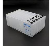 PlosFeng Empty refillable Ink Cartridge with Chips (6 Colors) T7811-T7816for Frontier-S DX-100 / DX100 Printer Refill Ink