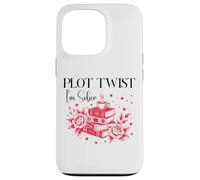 Plot Twist I'm Sober AF Recovery Sobriety Coffee Book Lovers Carcasa para iPhone 13 Pro