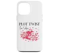 Plot Twist I'm Sober AF Recovery Sobriety Coffee Book Lovers Carcasa para iPhone 13 Pro Max