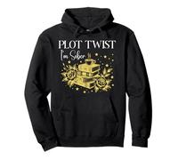 Plot Twist I'm Sober Recovery Sobriety Coffee Books Lovers Sudadera con Capucha