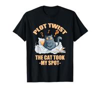 Plot twist the cat took my spot Camiseta