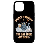 Plot twist the cat took my spot Carcasa para iPhone 14
