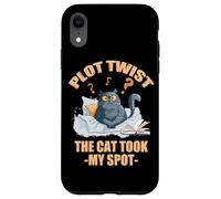 Plot twist the cat took my spot Carcasa para iPhone XR