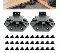 Plots Regulables Exterior, 30pcs Pedestales De Terraza Ajustables De 30 A 60 Mm, Soportes Para Terrazas, Pavimentos De Patio, Fuentes, Terrazas, Jardines, Proyectos De Bricolaje, Etc
