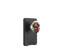 Plott Hound Dog Acuarela Obra de Arte PopSockets PopWallet para MagSafe