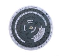 Plotter de aviación E6B-R Regla deslizante circular para planificación de vuelo, correcciones de viento, calculadora de consumo de combustible de plástico de 6 pulgadas (E6B-R)