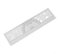 Plotter de aviación regla de navegación de vuelo, herramienta de entrenamiento de aviación civil, herramienta de entrenamiento de plástico transparente, ayuda de navegación vectorial, herramienta de