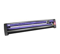 Plotter de Corte de Vinilo Luz Guía LED de 1350mm con Software SignCut Pro Máquina de Fabricación de Etiquetas de Signos con Ojo Óptico Guía láser, Soporte y Cubierta Protectora