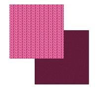 plottiX iXpaper Sets - Papel para manualidades (20 x 30 cm), color burdeos