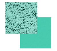 plottiX iXpaper Sets - Papel pintado (20 x 30 cm), diseño de gotas de menta