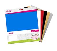 plottiX Lámina para Planchado, Multicolor, 30 x 30 cm