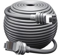 Plowaroe Starlink Gen 3 Cable 46M para Starlink Standard 3 Generation/Mini Ultra Largo Cable Ethernet de Alta Velocidad Impermeable como Reemplazo de Alargador (Gris)