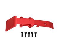 plplaaoo 1/16 Placa de Deslizamiento Frontal Aleación de Aluminio Accesorio de Coche RC Duradero y Ligero para Coches de Juguete con Control Remoto Traxxas E Revo VXL Slash4WD Summit (Roja)