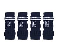 plplaaoo 4 Protectores de Codo para Perros, Calcetines de protección para articulaciones de Mascotas, Protector de Codo Lindo de Dibujos Animados a Prueba de Suciedad, cómodo y elástico (l)