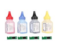 plplaaoo 4 Set Universal Toner Powder Chip Kit para W2070A 117AK W2071A 117AC W2072A 117AY W2073A 117AM