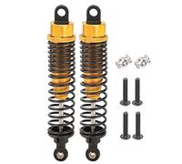 plplaaoo Amortiguadores RC Amortiguador de Resorte Juego de Amortiguadores de Metal de 100 mm de Alto Rendimiento para TRAXXAS Slash 2WD RC Accesorio de Repuesto de Coche Durable y (Oro)