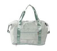 plplaaoo Bolsa de deporte impermeable Bolsa de viaje plegable de gran capacidad con separación seca y húmeda para gimnasio Natación Yoga Poliéster verde 14.2 oz