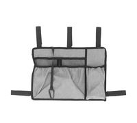 plplaaoo Bolsa para Colgar en Silla de Ruedas, Impermeable, portátil, con reposabrazos Lateral, Accesorios de Repuesto, Gran Capacidad, Tela Oxford, Duradera, práctica para Pacientes (Gris)
