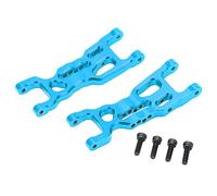 plplaaoo Brazo de suspensión Inferior Delantero RC, aleación de Aluminio, Pieza de Mejora de Alto Rendimiento para Losi MiniT 2.0 2WD 1/18 RC Stadium Truck, Juego de 2 Piezas, Duradero, (Azul)