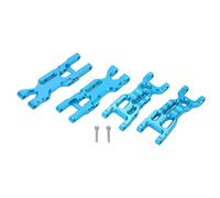 plplaaoo Brazos de suspensión Inferiores Delanteros Traseros de Aluminio RC Piezas mejoradas de Alto Rendimiento para Losi Mini T 2.0 2WD 1/18 RC Stadium Truck Reducción de vibración (Azul)