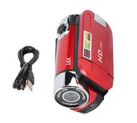 plplaaoo Cámara Digital 1080p HD 16MP 16x Zoom Anti Shake Video Camera con luz LED Luz incorporada micrófono para conciertos Deportivos Travel Plastic (Rojo)