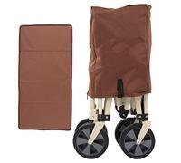 plplaaoo Carrito Plegable Carro utilitario Plegable portátil Resistente con Mango retráctil y Ruedas de Goma para Acampar al Aire Picnics en la Playa Tela Oxford Tubo de Hierro 319 oz