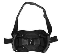 plplaaoo Cinturón de seguridad para motocicleta, tela Oxford negra ajustable, malla 3D, cómoda correa para pasajero, asa de agarre para scooter, electromóvil, protección del asiento