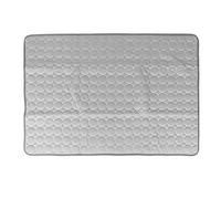 plplaaoo Colchoneta Transpirable de algodón para Verano para Perros y Gatos, Cama refrescante, colchoneta Gris de Primera Calidad, cómoda y Duradera para Perros y Gatos de Todos los (62 * 50 cm)