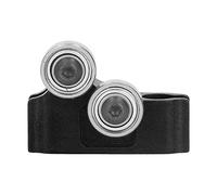 plplaaoo Conjunto de Soporte de Alta Velocidad de Montaje de Eje de transmisión Central RC reemplazo de aleación Duradera para Coches 1/7 1/8 RC aleación de Aluminio 32x23mm (Negra)