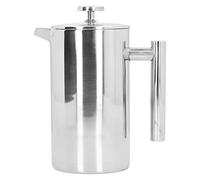 plplaaoo de acero inoxidable de 1000 ml, manual, doble capa, preservación del calor, gran capacidad, sin goteo, para uso en el hogar, restaurante, hotel