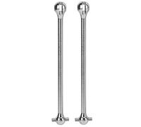plplaaoo Eje de transmisión CVD Rueda Delantera RC Eje de transmisión de Acero Duradero de Alto Rendimiento para Coche de Control Remoto TRAXXAS UDR 1/7 106 mm 4,2 Pulgadas Paquete de 2 (Plata)