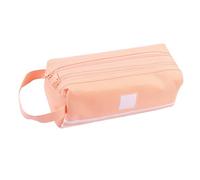 plplaaoo Estuche para lápices, compartimento grande, diseño de asa de doble nivel, bolsa portátil de lona para oficina, escuela, viajes, suministros escolares para adolescentes, N.º 911, Estuche Pilot