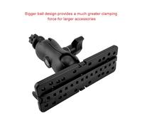 plplaaoo Fish Finder Mount Base 360 Degree Rotating Spherical Marine Kayak Electronic Lightweight High Strength Nylon Compatible with GPSMAP Striker Series (Base Cuadrada de Montaje Estilo 2)