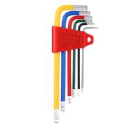 plplaaoo Juegos de llaves hexagonales internas Aleación de aluminio Coloridas Herramientas de reparación de bicicletas resistentes a la corrosión para mantenimiento de bicicletas y uso