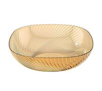 plplaaoo Lujoso y espacioso cuenco de frutas para servir aperitivos, dulces, decoración del hogar, plástico de gran capacidad, fácil de limpiar, cuenco decorativo para sala de estar, mesa de comedor