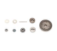 plplaaoo Metal Differential Gear Pinions with Drive Gear High Strength Durable Aluminum Alloy Replacement Parts For 16889A 16889 SG1601 SG1602 1/16 RC Cars