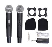 plplaaoo Micrófono Bluetooth Profesional de Graves Altos y Bajos, inalámbrico, dinámico, con función de reverberación para presentaciones en el Escenario, Karaoke, co, aleación de Aluminio