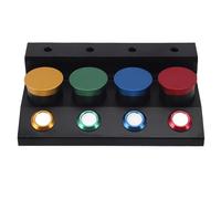 plplaaoo Mira Las Tazas de Platos de Engranaje de Engranaje Professional Eficiente Metal 4 Plato Herramienta de Salsa de Aceite con Cubiertas a Prueba de Polvo para la Herramienta de