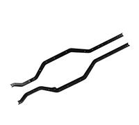 plplaaoo Piezas de actualización de rieles de Marco de chasis RC Reemplazo Duradero de Metal de Alta Resistencia para Modelo de automóvil de Control Remoto Traxxas TRX4 Negro 450 x 12 mm 2