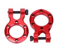 plplaaoo Piezas de decoración de Gancho de Remolque de Metal RC Accesorio anticorrosión Duradero para TRAXXAS TRX4 1/10 Coche trepador de Control Remoto Rojo Opcional 2 uds (Roja)